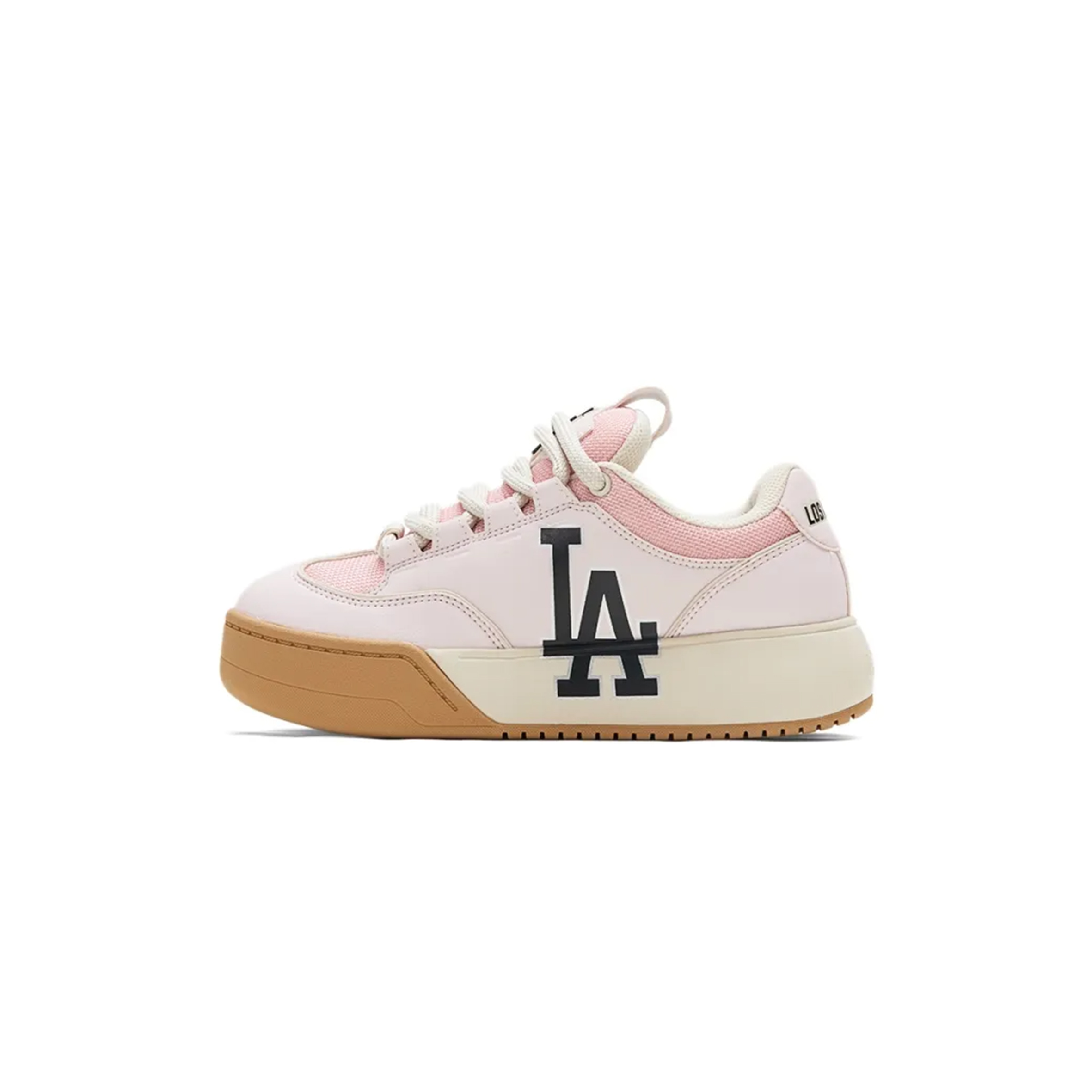 MLB CHUNKY WIDE SKATEBOARD SHOES UNISEX LOW-TOP PINK 3ASXCCW3N